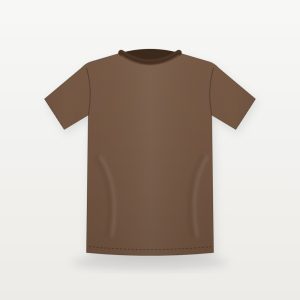 Brown plain normal fit t-shirt – Bulk Cloth Store