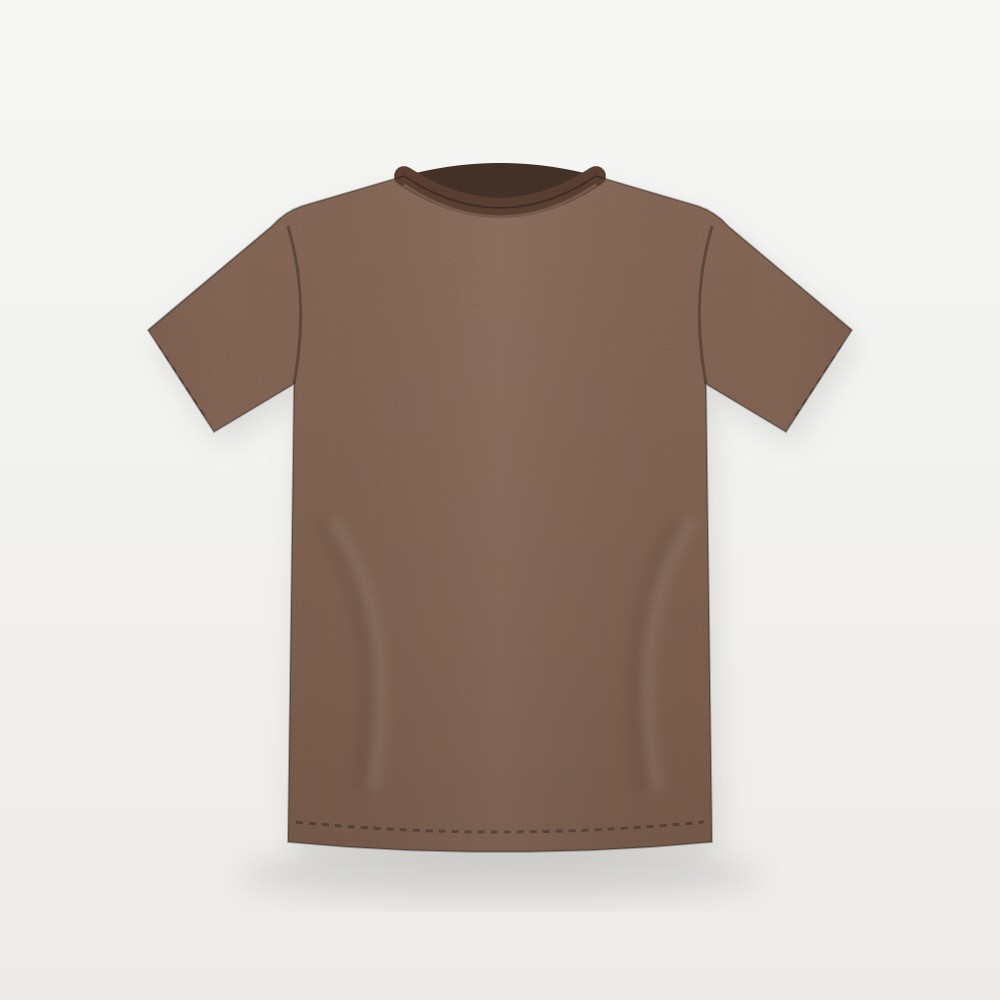 Mocha Brown plain normal fit t-shirt – Bulk Cloth Store