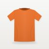 Orange plain normal fit t-shirt – Bulk Cloth Store