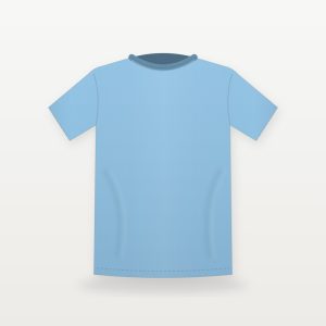 Sky Blue plain normal fit t-shirt – Bulk Cloth Store