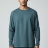 Butter Cotton Lycra Full Sleeve T-Shirt - Bio Wash 200 GSM - model photo